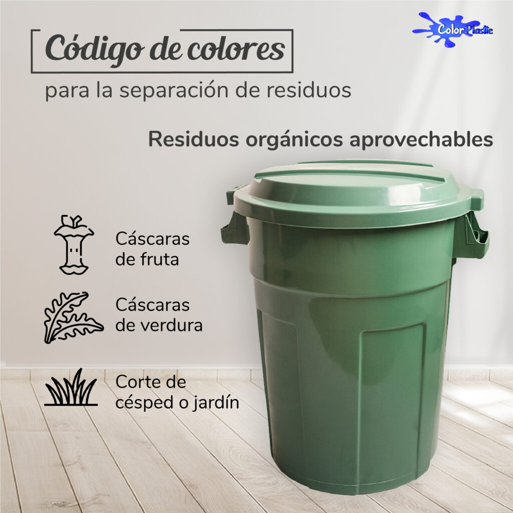 Nuevo código de color para las basuras en Colombia ColorPlastic